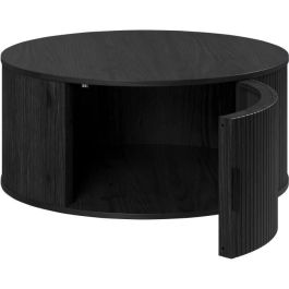 Trendteam RON234311432 Mesa de centro redonda MDF negra Essential Diámetro 80 cm Altura 36 cm Trendteam RON234311432 Mesa de centro redonda MDF negra Essential Diámetro 80 cm Altura 36 cm