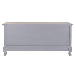 Mueble de TV DKD Home Decor Gris Natural 120 x 40 x 56.5 cm 120 x 40 x 56,5 cm