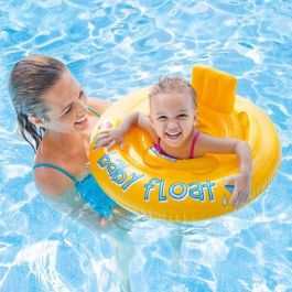 Intex Flotador Redondo 70 cm para Bebé de 6 a 12 Meses, Material PVC