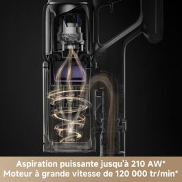 Dreame AABBZ71425 Aspiradora Escoba Inalámbrica Z10 - 210AW - Filtración HEPA H14 99,99% - Detección y Ajuste Automático