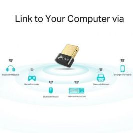 TP-Link UB4A Adaptador Bluetooth USB tipo A Negro para PC, Compatible Windows 10/8.1/8/7/XP, Alcance Inalámbrico 20m