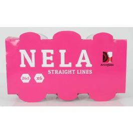 La Mediterranea Set de 6 Vasos Straight 26 cl (6 Cajas)