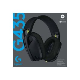 Logitech G435 Auriculares Gaming Inalámbricos Bluetooth/LIGHTSPEED Micrófono Negros y Amarillos