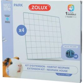 Zolux ZOL1706303801156 Kit de Ampliación para Recinto Modular Neo Park - Conejillo de Indias - 4 Rejillas