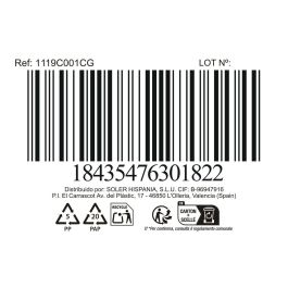 Set de Vasos de Chupito La Mediterránea Salor 6 Piezas (12 Unidades)