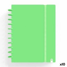Libreta de Anillas Carchivo INGENIOX Verde A4 100 Hojas (10 Unidades) Precio: 110.88999988. SKU: B1AGEKYCN2
