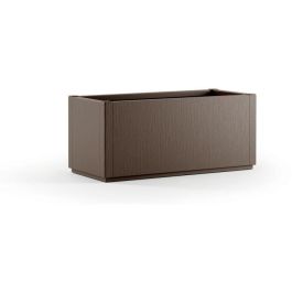 Jardinera Ethica rectangular 80 cm color topo Jardinera Ethica rectangular 80 cm color topo