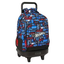 Safta Mochila Grande con Ruedas Compact Extraíble Hot Wheels 450x330x220 mm Precio: 56.50000015. SKU: B183GQMPW8