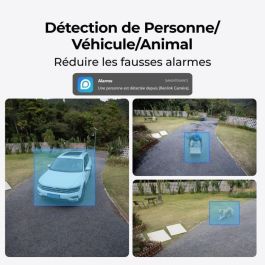 Cámara exterior - REOLINK - B430 - Panel solar - Blanco