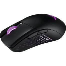 ASUS ROG Gladius III, ratón gaming óptico, 19000 dpi, 6 botones, cable USB, negro