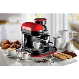 Ariete 1318/00 Cafetera Espresso Moderna con Molinillo Roja 1080W 0.8L