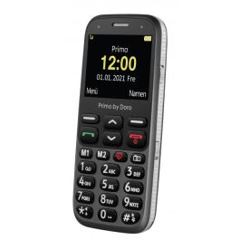 Doro Primo 368 Teléfono Móvil para Personas Mayores, Pantalla 2.3" TFT, Cámara 3MP, Batería 1000mAh, Negro Grafito