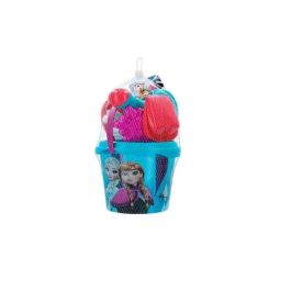 Color Baby Frozen Set Cubo Playa IML D18CM+CED+PA+RA+2 MO-DISP 16