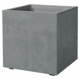 Deroma Maceta Cubo Autorriego 9H81ZSZ217 Gris Ceniza 39 cm