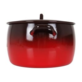 La Estrella Olla Abombada con Tapa 28 cm - 11 L Fuego (2 Unidades)