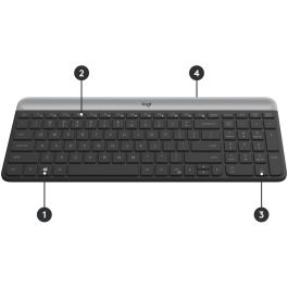 Logitech Combo Teclado y Ratón Inalámbrico Delgado