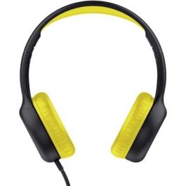 Trust 25406 Auriculares Infantiles Nouna Kids con Micrófono y Límite de Volumen 85dB, Plegables, Jack 3.5mm, Negro, Niños 4-10 Años