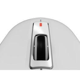 Genesis Ratón Gaming Krypton 660 Blanco, Ratón Óptico para Juegos con Sensor Pixart PAW3327 y Retroiluminación RGB, 12000 DPI