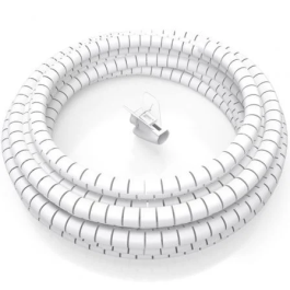 AISENS - ORGANIZADOR DE CABLE EN ESPIRAL 25MM, BLANCO, 2.0M Precio: 3.50000002. SKU: B1H7ABPDR9