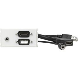 Vivolink Outlet Panel HDMI + USB 3.0 + 3.5mm, White Precio: 19.79000012. SKU: B13PFPV3NR