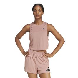 Camiseta para Mujer sin Mangas Adidas Morado Fitness M