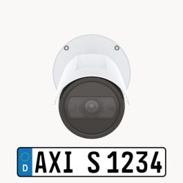 Axis P1465-LE-3 Cámara IP Bullet Exterior ANPR 2MP 1080p Licencia Lectura Matrículas IK10 IP66/67 Óptica Varifocal WDR PoE