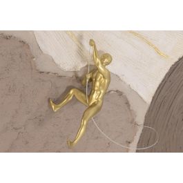 DKD Home Decor Cuadro Moderno Abstracto Hombre Moka Beige 17.5 x 120 x 80 cm (2 Unidades)