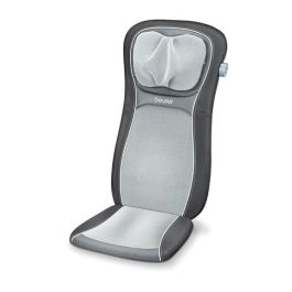 Beurer MG-260 Funda de Asiento de Masaje Shiatsu con Función Luz y Calor, Color Negro