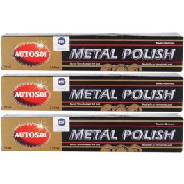 Autosol SOL01001000X3 Pulimento para Metales Tubo 75 mL - Pack 3 Unidades - Elimina Oxidación, Corrosión y Manchas, Brillo Duradero Precio: 12.89000053. SKU: B18EMW5HAQ