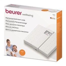 Beurer MS-01 Báscula Mecánica Analógica Blanca Fácilmente Legible con Superficie Antideslizante Diseño Retro