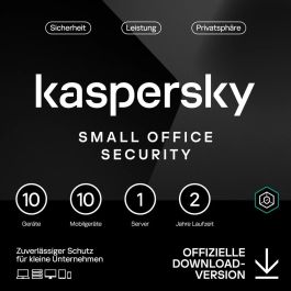 Kaspersky Small Office Security - 10 Usuarios, 2 Años, Base, ESD-Download Precio: 517.88999944. SKU: B1AB4YMA8H