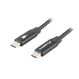 Lanberg CA-CMCM-40CU-0005-BK Cable USB C a USB C 0.5M Negro USB 2.0