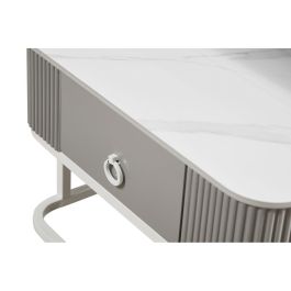 Mesa Centro Glam DKD Home Decor Blanco 70 x 45 x 70 cm Set de 2