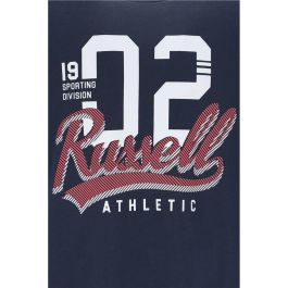 Camiseta de Manga Corta Hombre Russell Athletic A30101-OB 155 Azul oscuro (S)