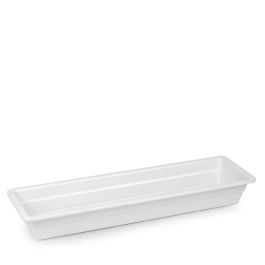 VOLLRATH PUJADAS Cubeta de melamina blanca GN 2/4-065 para buffet, exposición de alimentos, 6.5 cm de alto, para -20°C a +70°C Precio: 23.94999948. SKU: B1J4MRMSB5