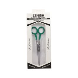 Zenish Tijera Profesional Metal Silver Mango Verde 7" Precio: 7.49999987. SKU: SBL-ART11768