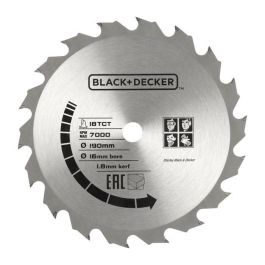 Black & Decker CS1250LA Sierra circular 1250W, disco 190mm, profundidad corte 66mm (90°) / 42mm (45°)