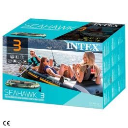 Barco camaras seahawk 3 personas con 2 remos aluminio y bomba 295x137x43 cm. Barco camaras seahawk 3 personas con 2 remos aluminio y bomba 295x137x43 cm.