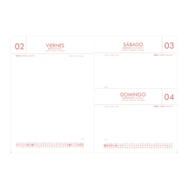 Antartik Agenda Time to Shine A5+ 2026 Día Página Gris Papel 80g FSC