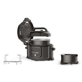 Ninja OP300EU Olla Eléctrica Multifunción 7 en 1 Foodi 6L con Freidora de Aire, Olla a Presión y más