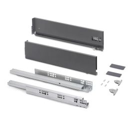 Emuca Cajón exterior Vertex con regulación 3D de altura 131mm, 40kg, profundidad 400mm, Acero, Gris antracita Emuca Cajón exterior Vertex con regulación 3D de altura 131mm, 40kg, profundidad 400mm, Acero, Gris antracita Precio: 30.50000052. SKU: B1E5AK2SJF