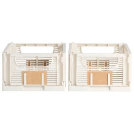 Day Juego 2 Cajas Plegables 25x16,5 cm Blanco 3,3L Precio: 5.89000049. SKU: B16DTY3REC