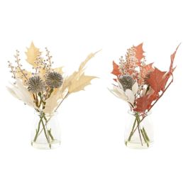 Planta DKD Home Decor Marron Blanco 6 x 27 x 6 cm (2 Unidades) Precio: 12.94999959. SKU: B19XHP5484