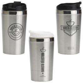 Cook Concept Mug Térmico Hermético 350 Ml - Acero Inoxidable, Doble Pared, Base Antideslizante