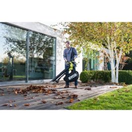 Sopladora-trituradora-aspiradora 2 en 1 - RYOBI - Brushless - 201 km/h - 6 m³/min Sopladora-trituradora-aspiradora 2 en 1 - RYOBI - Brushless - 201 km/h - 6 m³/min