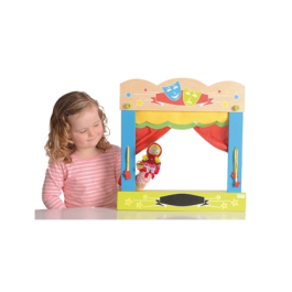 Fiesta crafts Teatro de Marionetas de Sobremesa en Madera y Tela, 45x47 cm Precio: 32.58999964. SKU: B1479KQCBL