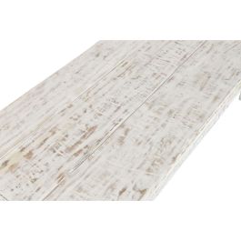 DKD Home Decor Mesa Centro Plegable Indio Blanco 2c24 147 x 73 x 47 cm