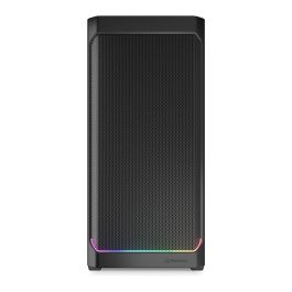 SHARKOON AK4W Midi Tower PC Negro Vidrio Templado con Iluminación RGB ATX