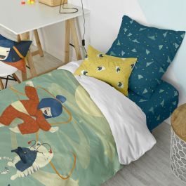 Juego de funda nórdica HappyFriday Mr Fox The warrior Multicolor Cama de 80 2 Piezas Precio: 55.50000049. SKU: B1AG6R6VMN