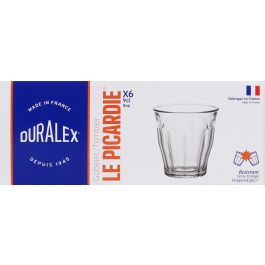 Duralex Set de 6 Vasos Transparentes Picardie 90 cc (24 Cajas)